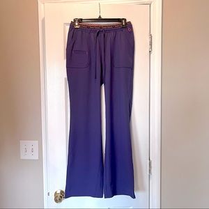 Heart Soul purple scrub pants